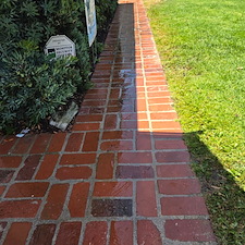 After brick walkway washing long beach