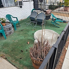 Before artificial turf cleaning long beach