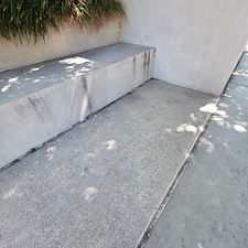 Before concrete step washing long beach