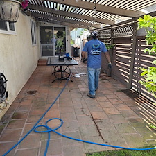 Before patio paver cleaning long beach