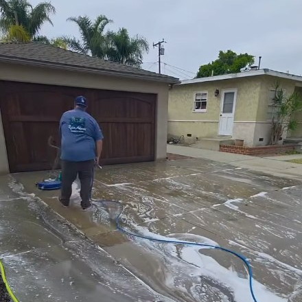 Driveway Pressure Washing