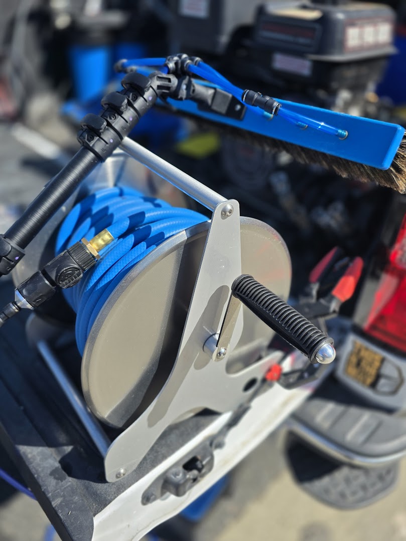 Solar panel cleaning equipment